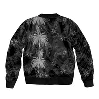 Hawaiian Honu And Surfboards Bomber Jacket Silver Style LT05 - Polynesian Pride