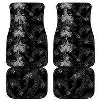 Hawaiian Honu And Surfboards Car Mats Silver Style LT05 - Polynesian Pride