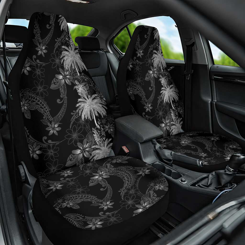 Hawaiian Honu And Surfboards Car Seat Cover Silver Style LT05 One Size Silver - Polynesian Pride