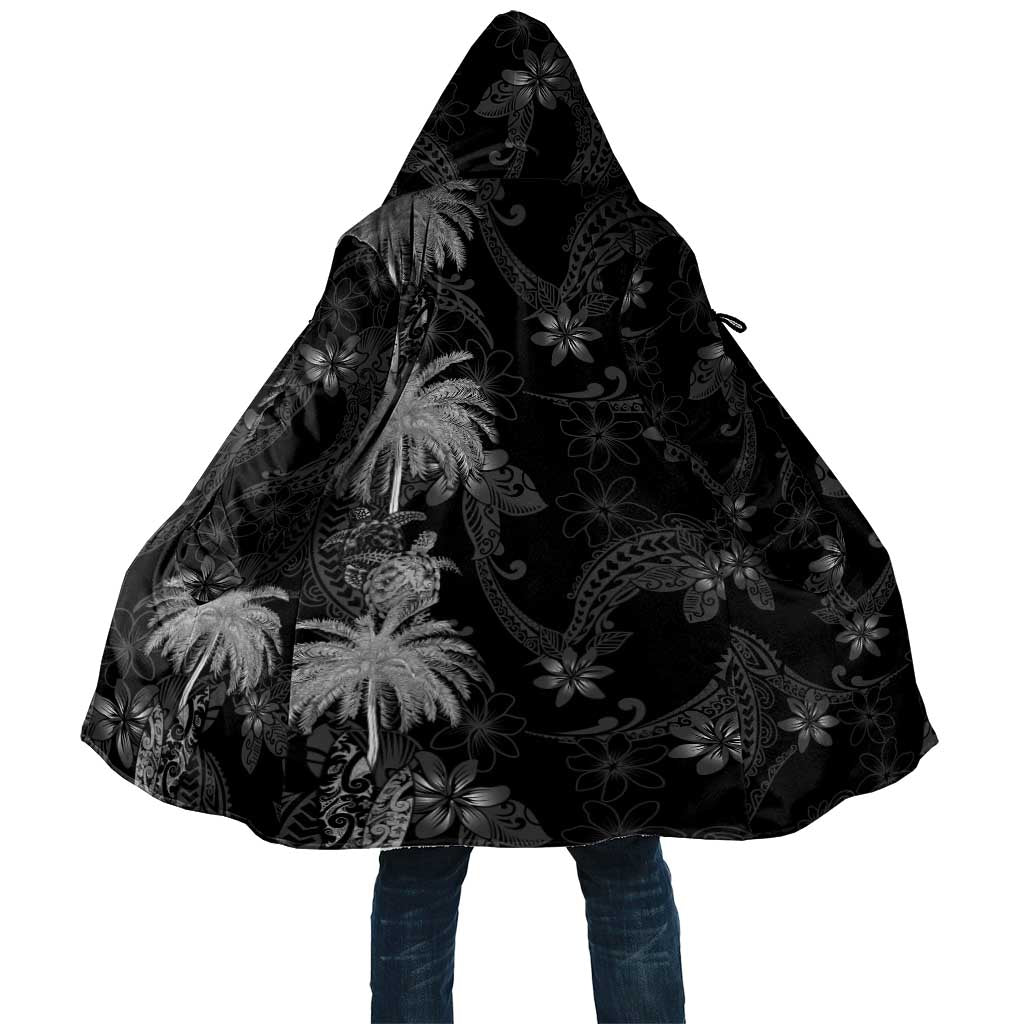 Hawaiian Honu And Surfboards Cloak Silver Style LT05 Unisex Silver - Polynesian Pride