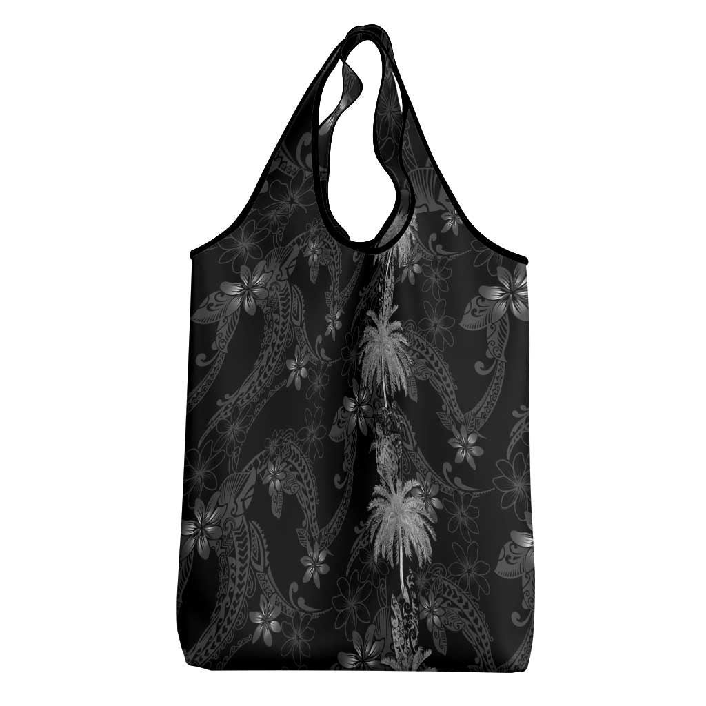 Hawaiian Honu And Surfboards Grocery Bag Silver Style LT05 - Polynesian Pride