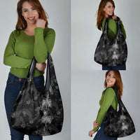 Hawaiian Honu And Surfboards Grocery Bag Silver Style LT05 - Polynesian Pride