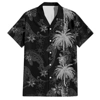 Hawaiian Honu And Surfboards Hawaiian Shirt Silver Style LT05 Silver - Polynesian Pride