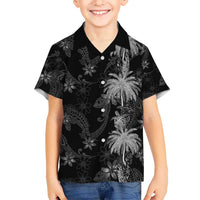 Hawaiian Honu And Surfboards Hawaiian Shirt Silver Style LT05 - Polynesian Pride