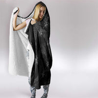 Hawaiian Honu And Surfboards Hooded Blanket Silver Style LT05 - Polynesian Pride