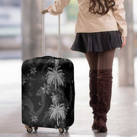 Hawaiian Honu And Surfboards Luggage Cover Silver Style LT05 - Polynesian Pride