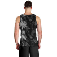 Hawaiian Honu And Surfboards Men Tank Top Silver Style LT05 - Polynesian Pride