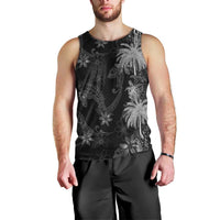 Hawaiian Honu And Surfboards Men Tank Top Silver Style LT05 - Polynesian Pride