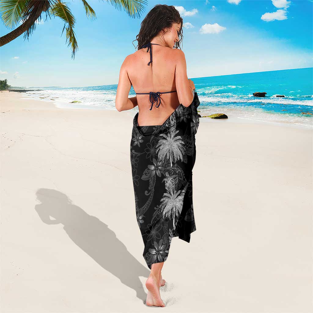 Hawaiian Honu And Surfboards Sarong Silver Style LT05 - Polynesian Pride