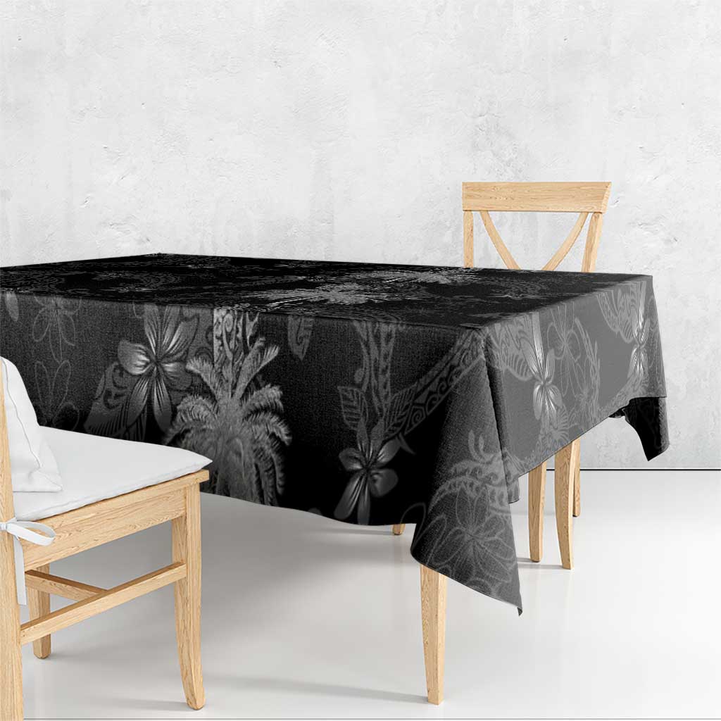 Hawaiian Honu And Surfboards Tablecloth Silver Style LT05 - Polynesian Pride