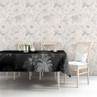 Hawaiian Honu And Surfboards Tablecloth Silver Style LT05 - Polynesian Pride