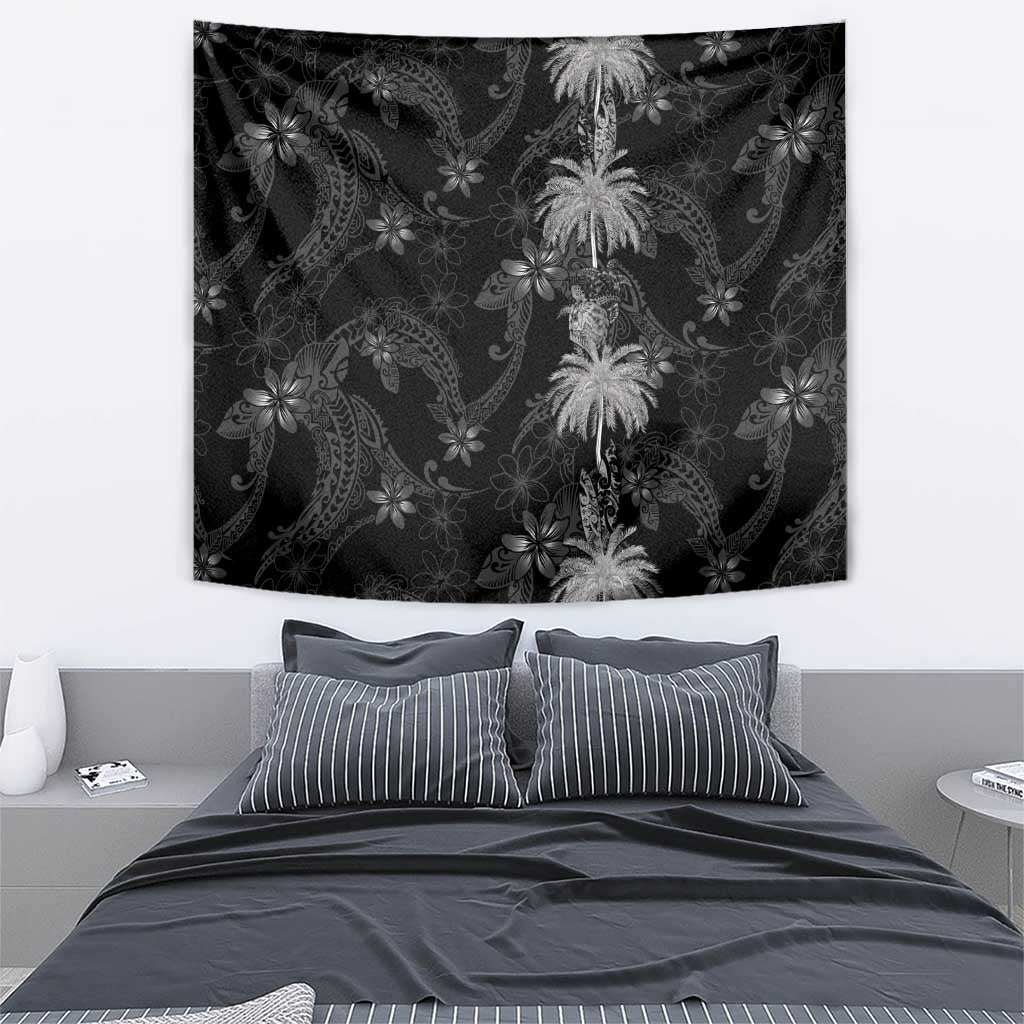Hawaiian Honu And Surfboards Tapestry Silver Style LT05 - Polynesian Pride
