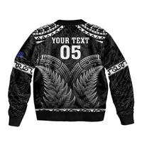 Custom New Zealand Maori Tiki Rugby Bomber Jacket Go Aotearoa Maori Pattern LT05 - Polynesian Pride