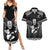 Custom New Zealand Maori Tiki Rugby Couples Matching Summer Maxi Dress and Hawaiian Shirt Go Aotearoa Maori Pattern