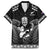 Custom New Zealand Maori Tiki Rugby Family Matching Off The Shoulder Long Sleeve Dress and Hawaiian Shirt Go Aotearoa Maori Pattern