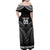 Custom New Zealand Maori Tiki Rugby Family Matching Off Shoulder Maxi Dress and Hawaiian Shirt Go Aotearoa Maori Pattern