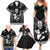 Custom New Zealand Maori Tiki Rugby Family Matching Summer Maxi Dress and Hawaiian Shirt Go Aotearoa Maori Pattern