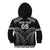 Custom New Zealand Maori Tiki Rugby Kid Hoodie Go Aotearoa Maori Pattern