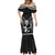 Custom New Zealand Maori Tiki Rugby Mermaid Dress Go Aotearoa Maori Pattern