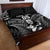 Custom New Zealand Maori Tiki Rugby Quilt Bed Set Go Aotearoa Maori Pattern