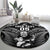 Custom New Zealand Maori Tiki Rugby Round Carpet Go Aotearoa Maori Pattern