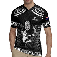 Custom New Zealand Maori Tiki Rugby Rugby Jersey Go Aotearoa Maori Pattern LT05 - Polynesian Pride