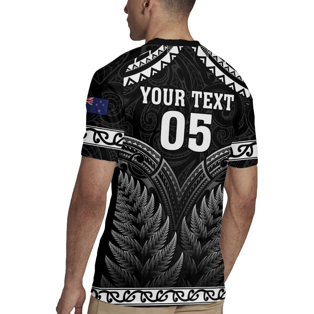 Custom New Zealand Maori Tiki Rugby Rugby Jersey Go Aotearoa Maori Pattern LT05 - Polynesian Pride
