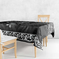 Custom New Zealand Maori Tiki Rugby Tablecloth Go Aotearoa Maori Pattern LT05 - Polynesian Pride