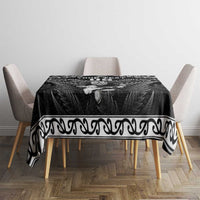 Custom New Zealand Maori Tiki Rugby Tablecloth Go Aotearoa Maori Pattern LT05 - Polynesian Pride