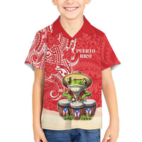 Personalized Puerto Rico Hawaiian Shirt Coqui Frog With Polynesian Pattern LT05 - Polynesian Pride