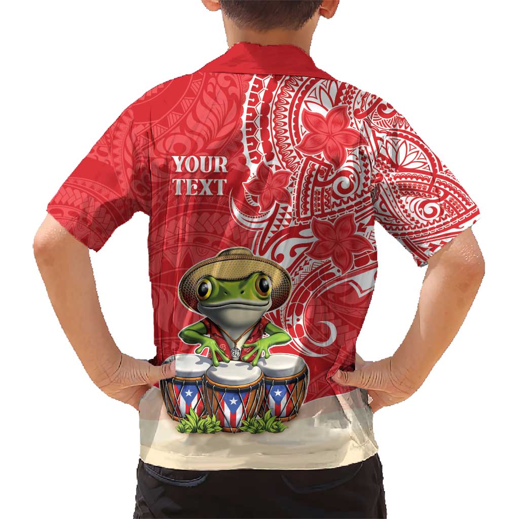 Personalized Puerto Rico Hawaiian Shirt Coqui Frog With Polynesian Pattern LT05 - Polynesian Pride