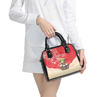 Puerto Rico Shoulder Handbag Coqui Frog With Polynesian Pattern LT05 - Polynesian Pride