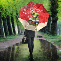 Puerto Rico Umbrella Coqui Frog With Polynesian Pattern LT05 - Polynesian Pride