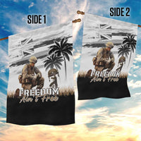Hawaii Veterans Day Garden Flag Honor The Fallen Flag Grunge Style LT05 - Polynesian Pride