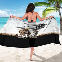 Hawaii Veterans Day Sarong Honor The Fallen Flag Grunge Style LT05 - Polynesian Pride
