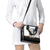 Hawaii Veterans Day Shoulder Handbag Honor The Fallen Flag Grunge Style LT05 - Polynesian Pride