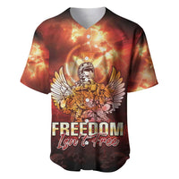 Hawaii Veterans Day Baseball Jersey May We Never Forget Freedom Isn't Free LT05 Red - Polynesian Pride