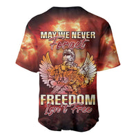 Hawaii Veterans Day Baseball Jersey May We Never Forget Freedom Isn't Free LT05 - Polynesian Pride