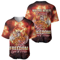 Hawaii Veterans Day Baseball Jersey May We Never Forget Freedom Isn't Free LT05 - Polynesian Pride