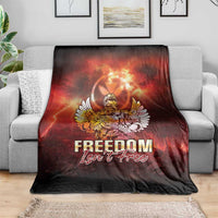 Hawaii Veterans Day Blanket May We Never Forget Freedom Isn't Free LT05 - Polynesian Pride
