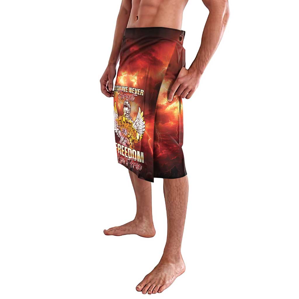 Hawaii Veterans Day Lavalava May We Never Forget Freedom Isn't Free LT05 - Polynesian Pride