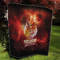 Hawaii Veterans Day Quilt May We Never Forget Freedom Isn't Free LT05 - Polynesian Pride