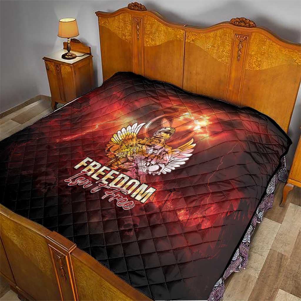 Hawaii Veterans Day Quilt May We Never Forget Freedom Isn't Free LT05 - Polynesian Pride
