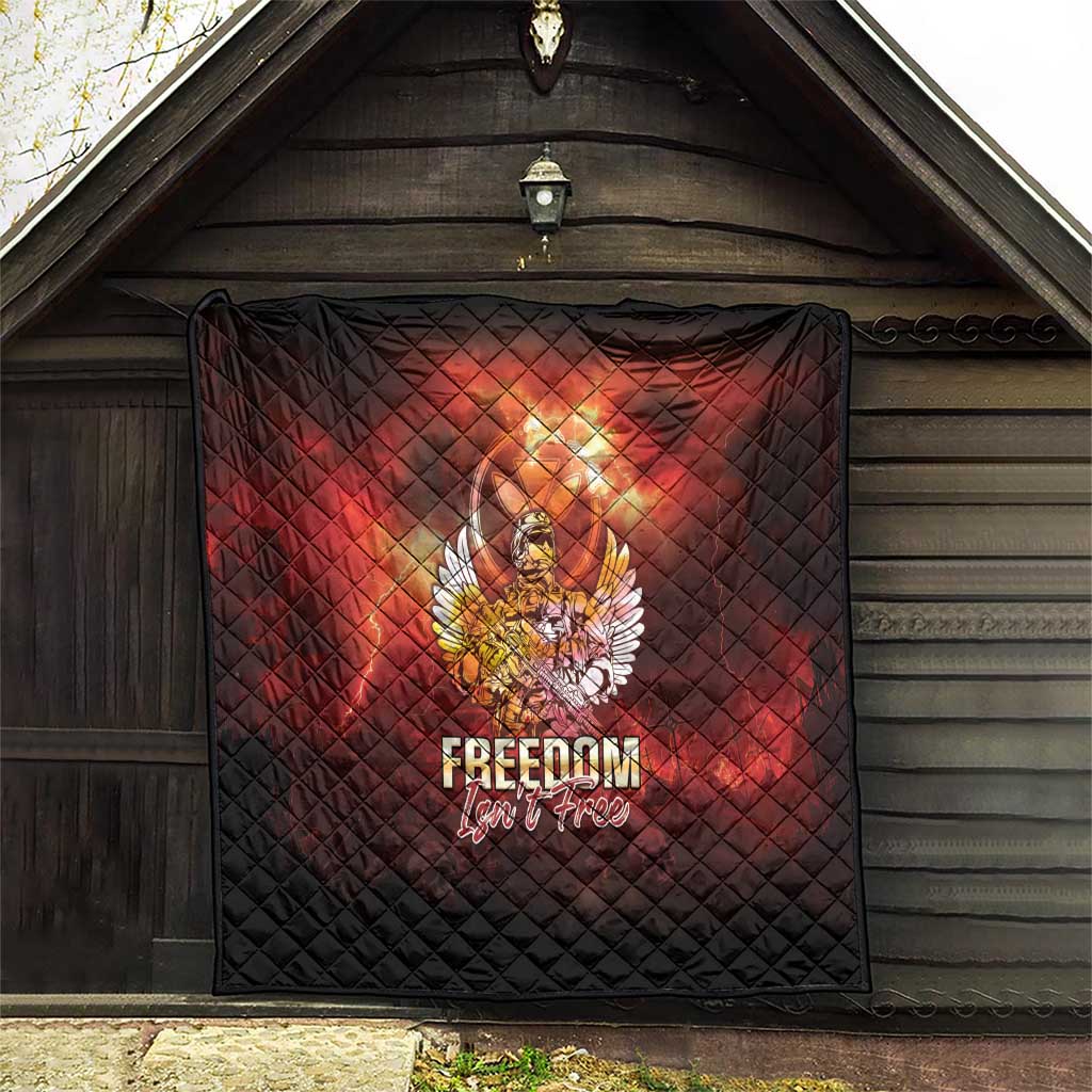 Hawaii Veterans Day Quilt May We Never Forget Freedom Isn't Free LT05 - Polynesian Pride