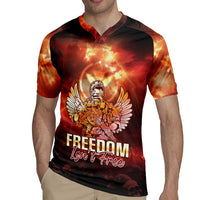 Hawaii Veterans Day Rugby Jersey May We Never Forget Freedom Isn't Free LT05 - Polynesian Pride
