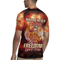 Hawaii Veterans Day Rugby Jersey May We Never Forget Freedom Isn't Free LT05 - Polynesian Pride