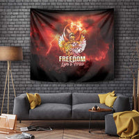 Hawaii Veterans Day Tapestry May We Never Forget Freedom Isn't Free LT05 - Polynesian Pride