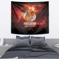 Hawaii Veterans Day Tapestry May We Never Forget Freedom Isn't Free LT05 - Polynesian Pride