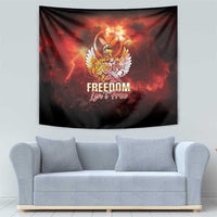 Hawaii Veterans Day Tapestry May We Never Forget Freedom Isn't Free LT05 - Polynesian Pride