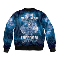 Federated States of Micronesia Veterans Day Bomber Jacket May We Never Forget Freedom Isn't Free LT05 - Polynesian Pride